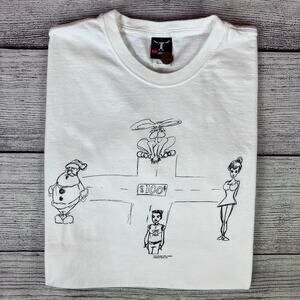 Vintage 2002 Chasing Amy Four Way Road Art Movie T-shirt